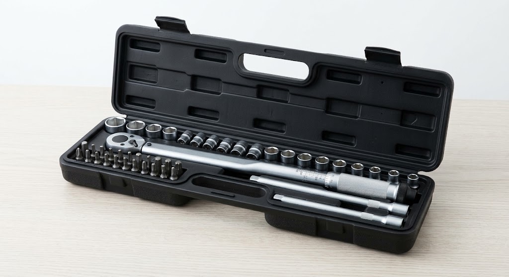 Werkstatt-Drehmomentschlüssel & Bit-Satz im Systemkoffer, 1/2" (40–210 Nm)